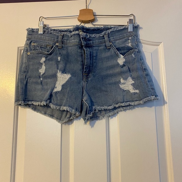 7 For All Mankind Pants - 7 for all mankind jean shorts